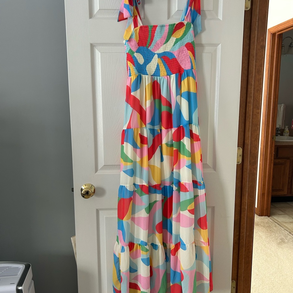 Flying Tomato Colorful Maxi Dress